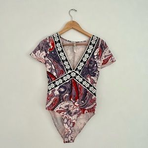 Intimately Free People V Neck Bodysuit